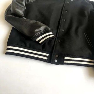 Wholesale High Street Unisex Baseball Varsity <b>Jacket</b> Custom Logo Winter College Baseball <b>Jacket</b> For <b>Men</b> - Product Image 5
