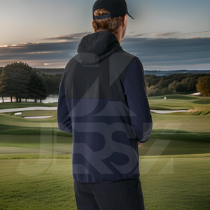 Jersey de Golf Active Quarter con cremallera para hombre, manga larga, tela de secado rápido para gimnasio, entrenamiento deportivo, diseño impreso para la temporada de primavera - Product Image 2