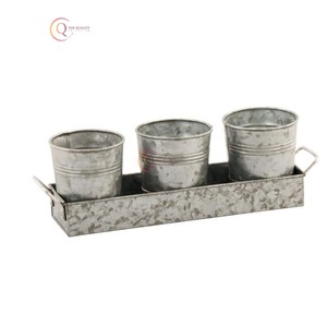 Amazing Galvanized Caddy <b>Holder</b> Utensil Cuttlery Rack Modern Look Rustic Metal Storage Organizer Kitchen And Home On Best Sales - Product Image 6