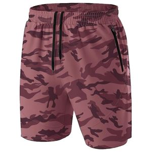 Pantalones cortos deportivos 2 en 1 para hombre, ropa deportiva de compresión para correr con logotipo personalizado al por mayor, ropa de entrenamiento con patrón sólido - Product Image 5