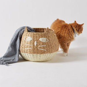 Hello Kitty Water Hyacinth Nursery Organizer <b>Baby</b> Clothes and Toys <b>Storage</b> <b>Basket</b> Kids Hamper <b>Baskets</b> for Wholesale - Product Image 3