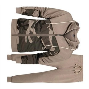 Chándal personalizado de bajo precio para hombre, conjunto de chándal de dos piezas de último estilo, venta al por mayor, chándal propio, ropa de entrenamiento para correr - Product Image 1