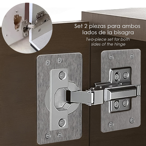 Piastre di Riparazione per Cerniere di Tazze 4.7x9 cm. 2 pezzi - Product Image 3