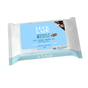 Vietnam 150X200mm 25 piezas OEM/ODM Luck Lady Toallitas húmedas Toallitas faciales no tejidas para adultos Nuevo cuidado de la piel Pacientes de limpieza superior - Product Image 3