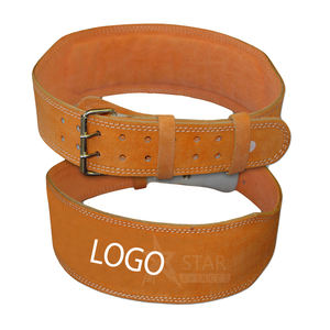 Ceinture d'haltérophilie en cuir à usage intensif pour le bas du dos Support antidérapant respirant Personnalisation complète Matériau de haute qualité - Product Image 3
