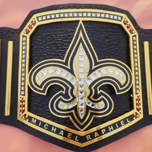 Ceinture Legacy Champion Ceinture de lutte et de boxe lourde de qualité supérieure conçue sur mesure avec bracelet en cuir véritable de 2mm d'épaisseur OEM/ODM - Product Image 2