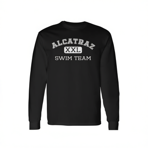 Camiseta de manga larga del equipo de natación Alcatraz, camiseta promocional con temática de la prisión de Alcatraz - Product Image 2