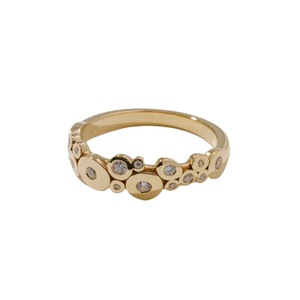 Anillo Clásico Grueso de Plata S925 Bañado en Oro de 14K con Circonita Cúbica, Personalizable para Venta al por Menor, OEM, ODM, de Fabricación Tailandesa - Product Image 1