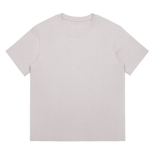 Oem personalizado impreso bordado logotipo diseño 230G puro algodón pesado manga corta hombres camiseta casual americana suelta camiseta - Product Image 5