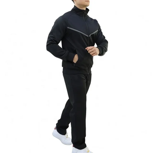 Bas prix hiver hommes survêtements 100% coton lourd respirant Sport entraînement Jogging personnalisable en gros - Product Image 2