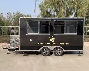 New Fully Equipped Stainless Steel Mobile Fast Food Concession Trailer 3-Year Warranty for Restaurants Low Price Cooking - Product Image 2