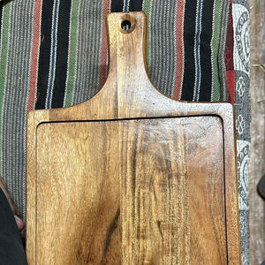 Tabla de Cortar de Madera, Tabla de Cocina de Madera de la India de Crafts Galore, Tabla de Cortar de Madera de Acacia - Product Image 1