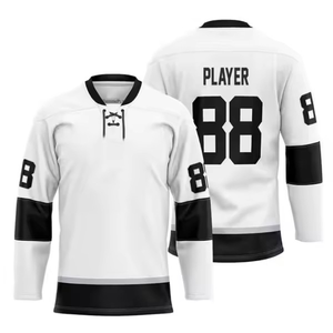 Best Seller Customized High Quality Polyester Sportswear New 2025 Design Full Team Sublimation Print Ice Hockey Jersey - Product Image 1