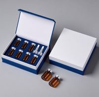 Flacons tubulaires en verre médical transparents avec logo personnalisé, 2 ml à 30 ml, avec impression sérigraphique et gravure pour usage pharmaceutique