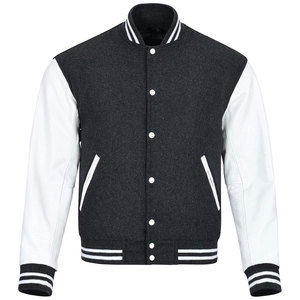 Chaqueta Universitaria Personalizable de Algodón, Estilo Letterman, Doble Botonadura, Resistente al Viento, Uniformes de Equipo Unisex, Entrega Mundial, MOQ Bajo, Fábrica - Product Image 5