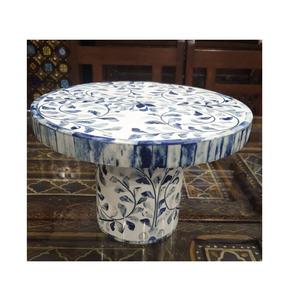 Soporte para tarta con incrustaciones de hueso, último diseño, utensilios para hornear, formas redondas, diseño floral, incrustaciones de chocolate y hueso dulce, soporte decorativo - Product Image 5