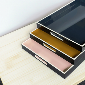 Bandeja Artesanal Vietnamita de Lacado Ecológico, Estilo Arte Folclórico, Decoración Moderna para Cocina, Duradera, para el Hogar - Product Image 2