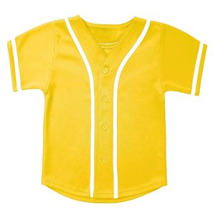 Camiseta de Béisbol Personalizada con Botones, Transpirable, Absorbente de Humedad, 100% Poliéster, Unisex para Adultos, Tejida, Deportiva, Estampada, Estilo Hip Hop - Product Image 3