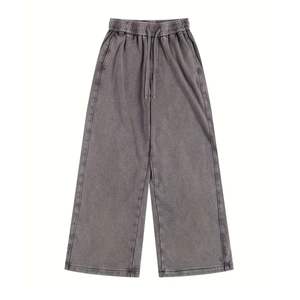 Survêtements vierges sur mesure délavés à la pierre Tissu lourd Coton molletonné OEM Survêtements délavés à l'acide de haute qualité Prix bon marché - Product Image 5