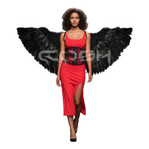 Proveedor de corsés de cintura alta de malla negra con algodón de alta compresión para torso corto, venta al por mayor - Product Image 3