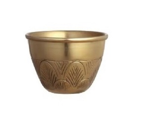 Bol de service en forme de feuille chocolats en laiton couleur or de qualité supérieure fruits secs dates bol de service pour les meilleures ventes - Product Image 5