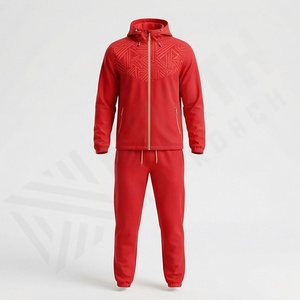 Conjunto Deportivo de Dos Piezas para Hombre, Chaqueta Cortavientos de Nailon de Alta Calidad OEM, Ajuste Holgado, Transpirable, Impermeable, para Entrenamiento y Jogging - Product Image 1