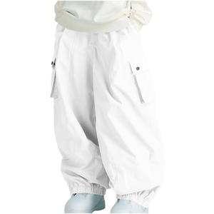 Pantalon Baggy Cargo personnalisé grande taille pour hommes pantalon de ski Hip Hop ample multi-poches respirant élégant hiver Streetwear imprimé - Product Image 1