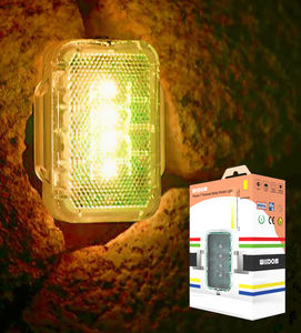 Luce di Sicurezza Ricaricabile MSHA Wisdom Paros 7, Faro Lampeggiante Visibile da 400 Metri, Luce di Segnalazione per Spalla - Product Image 4