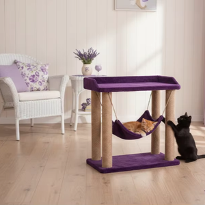 Amistar ลาเวนเดอร์ฝันคุณภาพสูงพร้อมเปลญวนแมวเกาสำหรับแมวทุกขนาด - Product Image 4