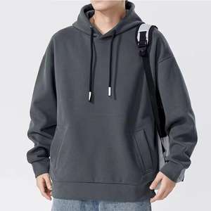 Sweat à capuche lourd 500 g/m² personnalisable directement du fabricant 100% coton surdimensionné pour hommes Hip Hop Print Unisex - Product Image 2