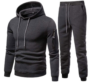 High Street Best Design Logo personnalisé Survêtements amples de haute qualité Survêtements en molleton technique respirant pour hommes - Product Image 1