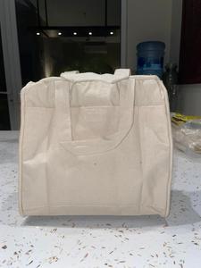 กระเป๋าเดินทางผ้าใบผ้าฝ้าย100% พร้อมสายคล้องไหล่และตัวปิดซิปที่จับสั้น2ตัวสำหรับการใช้งานกลางแจ้งเพื่อการส่งเสริมการขาย - Product Image 5