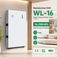 Batterie LiFePO4 divisée CFE-WL-16 16 kWh 51,2 V 314 Ah, plus de 6000 cycles, CAN, pour stockage d'énergie solaire hybride domestique à usage résidentiel