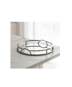 ถาดโลหะและกระจกอเนกประสงค์ที่มีดีไซน์อัจฉริยะและพื้นผิวที่สะอาดเหมาะสำหรับการเสิร์ฟของหวานหรือการจัดเทียน - Product Image 1