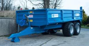 NUEVO Remolque agrícola de 4 toneladas Remolque de tractor volquete hidráulico de 2 ejes - Product Image 4