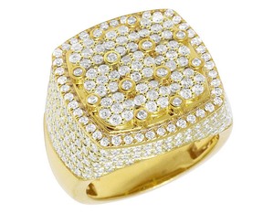 Hip Hop Style Customize Moissanite Diamond <b>Studded</b> In S925 Sterling Silver Party Wear Ring <b>for</b> <b>Men</b> - Product Image 1