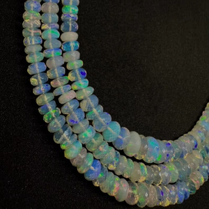 Perles d'opale éthiopienne naturelle AA - Perles de pierres précieuses d'opale de Welo naturelle pour la fabrication de bijoux - Product Image 1