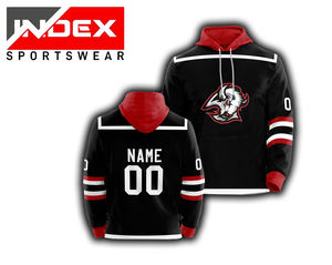 2025 personnalisé de haute qualité sergé broderie hiver polaire maillot de Hockey lacets Services OEM vêtements de Hockey sur glace hommes INDEX WEAR - Product Image 3