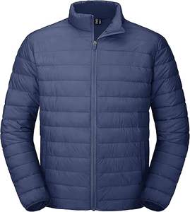 Veste matelassée à capuche en toile pour hommes et femmes, parka brillante, veste matelassée, manteau chaud d'hiver long pour garçons - Product Image 1