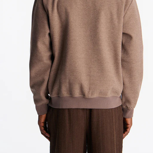 Suéter de Hombre de Manga Larga con Cuello Doble, Cuello Alto Simulado con Cierre, Cuello Plegable, Cálido, con Puños Acanalados y Dobladillo Elástico - Product Image 6