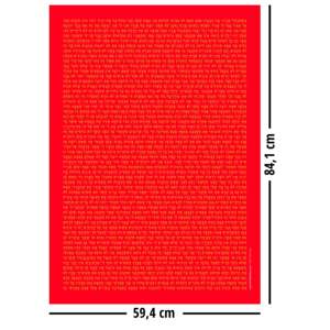 Hebrew Parenting Quotes <b>Poster</b> Made of Paper for Wall Decor - Product Image 2