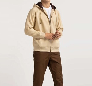 Sudadera con capucha y cremallera de alta calidad, nueva y elegante, para hombre, transpirable, con cremallera completa, informal, de color liso - Product Image 5
