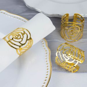 แหวนผ้าเช็ดปากสำหรับตกแต่งทำจากโลหะอุปกรณ์ขายส่ง - Product Image 3