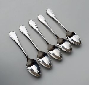 Ensemble de cuillères en acier inoxydable polonais de qualité supérieure avec revêtement antirouille, facile à laver, design simple pour les repas en famille et les pique-niques en plein air, en provenance d'Inde - Product Image 5