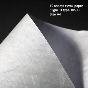 White Tyvek <strong>Paper</strong> A4 1056D Eco-Friendly Recyclable Waterproof High Tear Resistance Inkjet Plastic <strong>Paper</strong> for Sport Number Bib - Product Image 2
