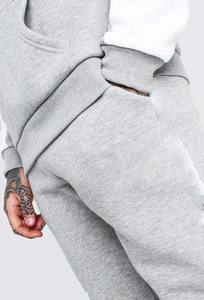 Chándales de estilo jersey de poliéster y algodón de nuevo diseño para hombre, chándal de gimnasio ajustado de alta calidad para hombre - Product Image 3