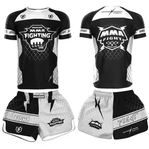 Pantalones cortos MMA con correa ajustable de alta calidad, pantalones cortos MMA sublimados, pantalones cortos de compresión MMA, diseñe sus propios pantalones cortos MMA personalizados, pantalones cortos OEM - Product Image 2