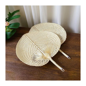 พัดรูปใบไม้ทำจากไม้ไผ่โดยตรงจากโรงงานเวียดนาม/พัดลมมือไม้ไผ่คุณภาพสูง/ขายดี - Product Image 4