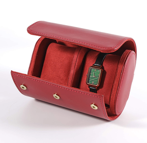 Étui de voyage pour montre en cuir PU de qualité supérieure, matériaux recyclés, avec coussin de protection, boîtes et étuis pour montres - Product Image 1