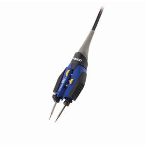 FX-9706 Micro-pinces à chaud industrielles de qualité DIY, kit de conversion, acier inoxydable, manche en plastique, pointe dentée, pointe à surface pointue - Product Image 1